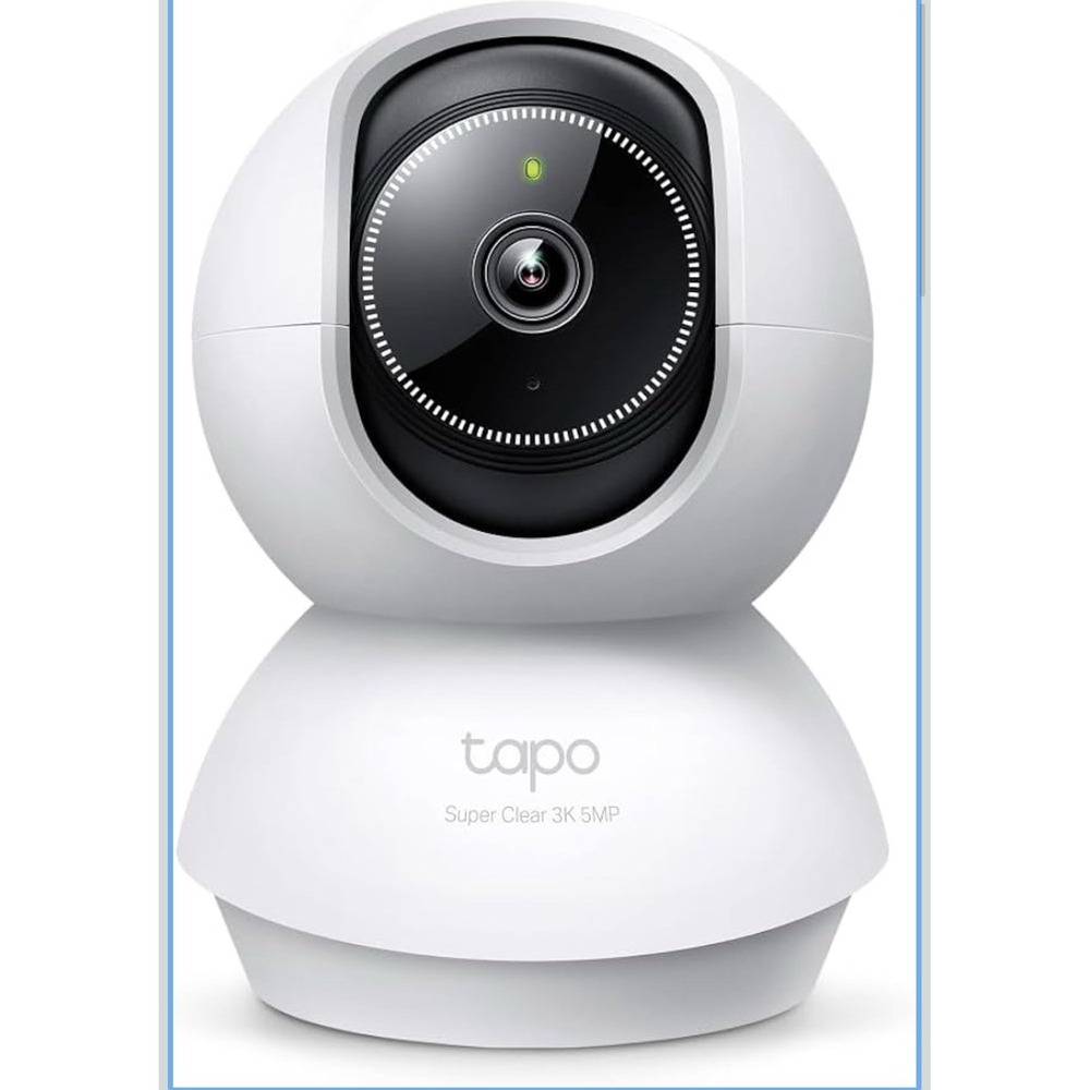 3K 5MP Indoor Security Camera w/ 360° Pan Tilt, Night‎ Vision, Alexa Ready